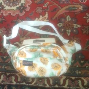 Jansport fifth ave sloppy poppy gold Fanny pack